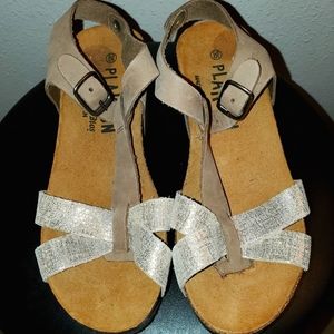 Plakton Womens Wedge Sandals size US 6/35